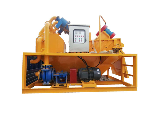 Separador amarelo da areia da lama da máquina de Desander da pasta 15-90T/H
