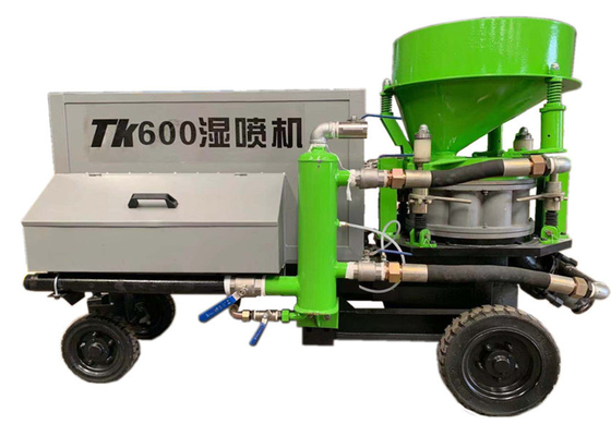 Pulverizador de alimentação do Gunite da máquina concreta seca molhada do Shotcrete 7.5kw