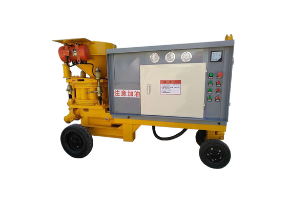 Máquina de pulverização do Shotcrete móvel do pulverizador do Gunite do aço carbono