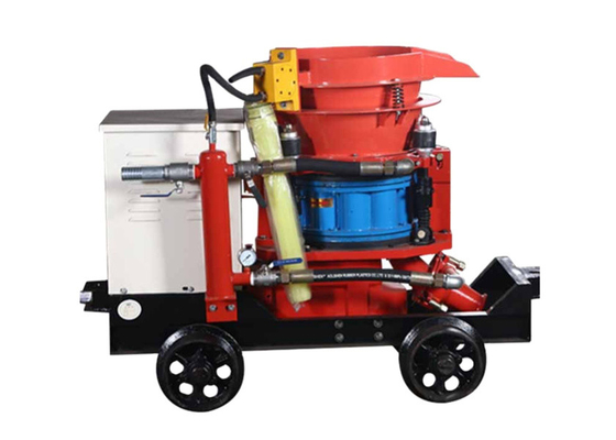 Equipamento portátil diesel do Gunite da máquina pequena vermelha do Gunite 5M3/H