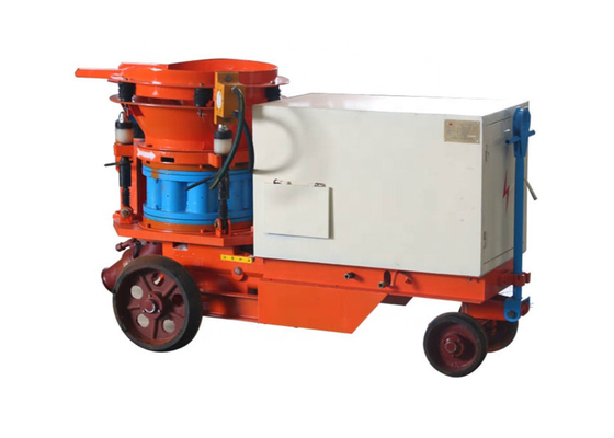 Meio pulverizador molhado do Shotcrete da máquina 6m3/H 7m3/H Diy do Shotcrete da mistura seca
