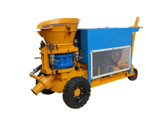Máquina seca amarela do Shotcrete do motor diesel do pulverizador do Gunite 5.5m3/H