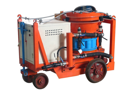 Equipamento rodado do Gunite da piscina da máquina do Shotcrete da mistura seca