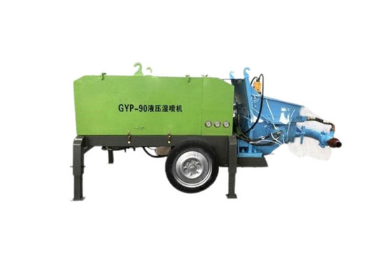Equipamento molhado contínuo da máquina 22kw Shotcreting do Shotcrete